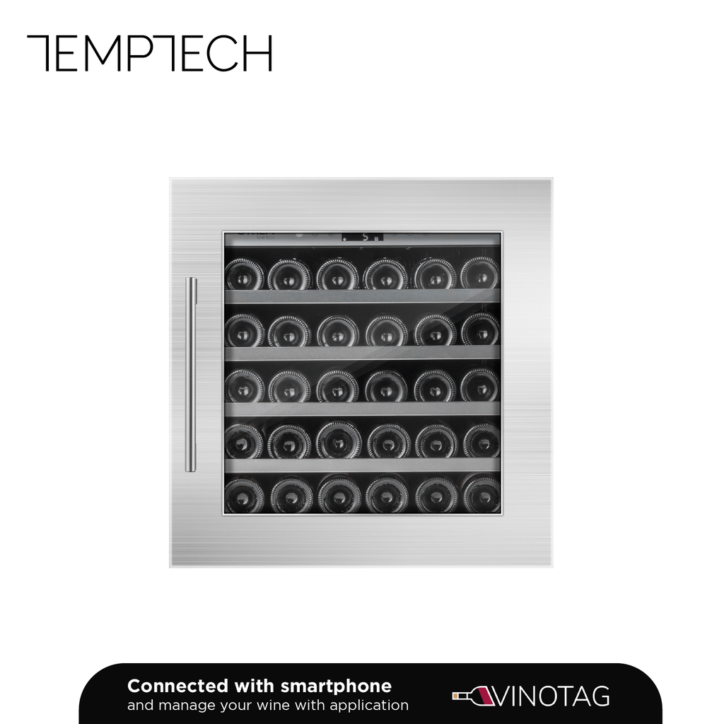 Temptech STZ60SX Mono Zone Wine Cabinet - 30 Bottles