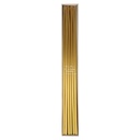 Meri Meri Gold Tall Tapered Candles (x 12)