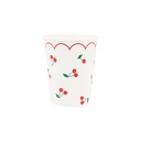 Meri Meri Cherry Pattern Cups (x 8)