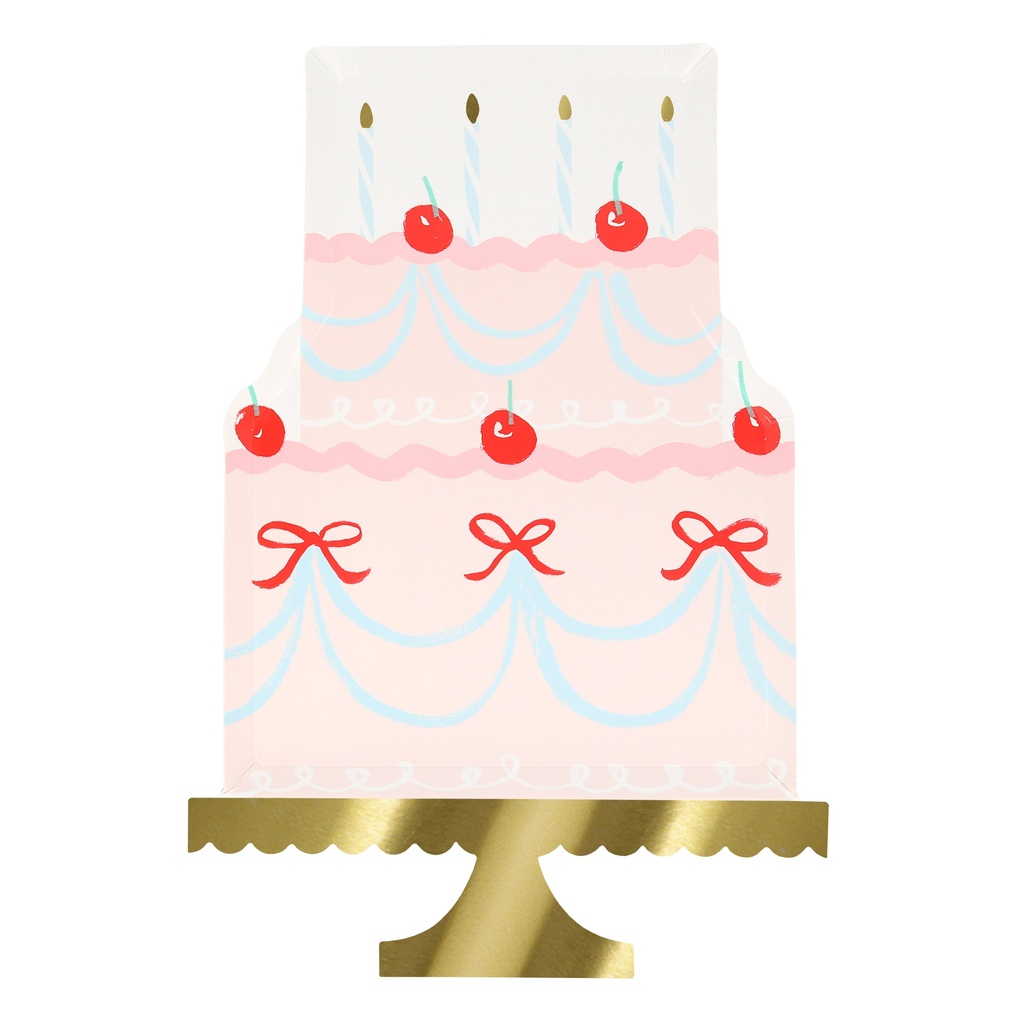 Meri Meri Fancy Cake Plates (x 8)