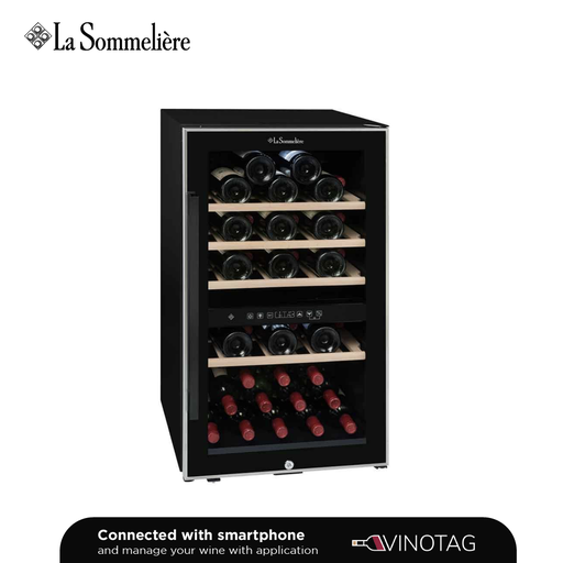 [ECS512Z] ECS512Z Double Zone Wine Cabinet - 49 bottles