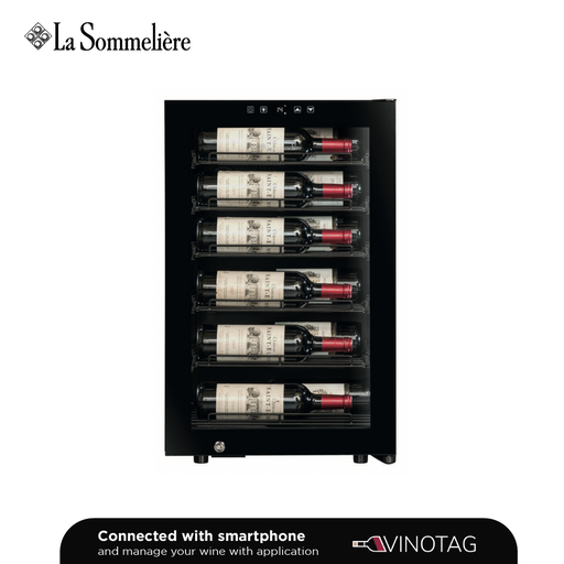 [COLLECTION] La Sommelière COLLECTION Mono Zone Wine Cabinet - 22 bottles