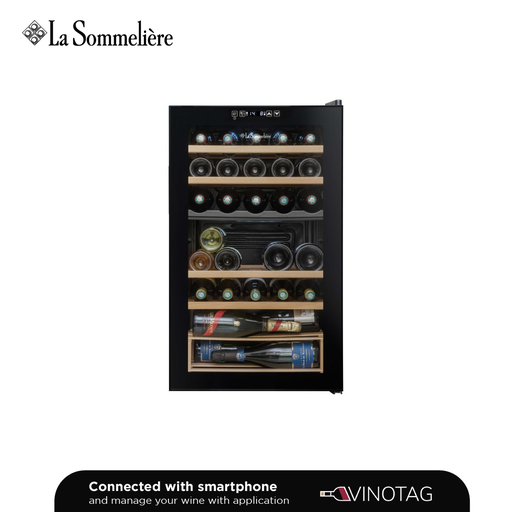 [SLS33DZ] La Sommelière SLS33DZ Double Zone Wine Cabinet - 33 bottles
