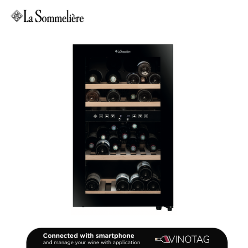 [SLS45DZ] SLS45DZ Armoire à Vin Double Zone – 45 Bouteilles