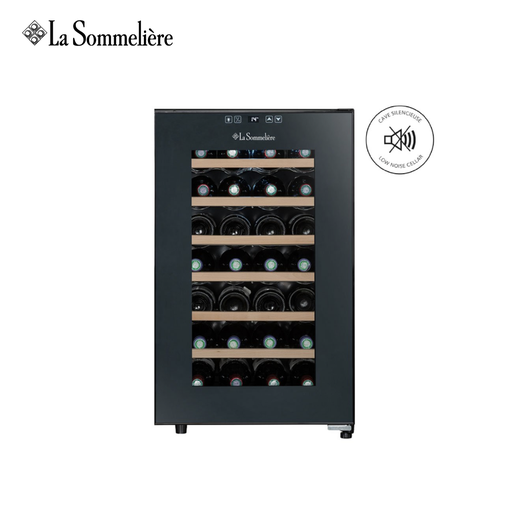[LS28SILENCE] La Sommelière LS28SILENCE Mono Zone Wine Cabinet - 28 bottles