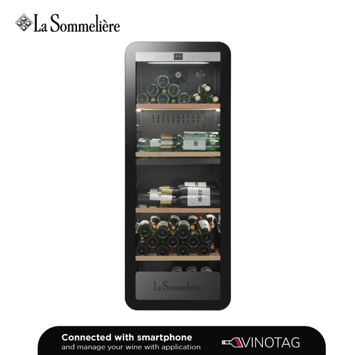 [APOGEE145DZ] La Sommelière APOGEE145DZ Double Zone Wine Cabinet - 143 Bottles