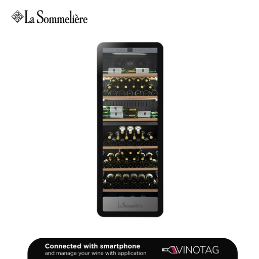 [APOGEE250DZ] La Sommelière APOGEE250DZ Double Zone Wine Cabinet - 247 Bottles