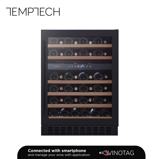 [CLX60DB] Temptech CLX60DB Double Zone Wine Cabinet - 46 Bottles