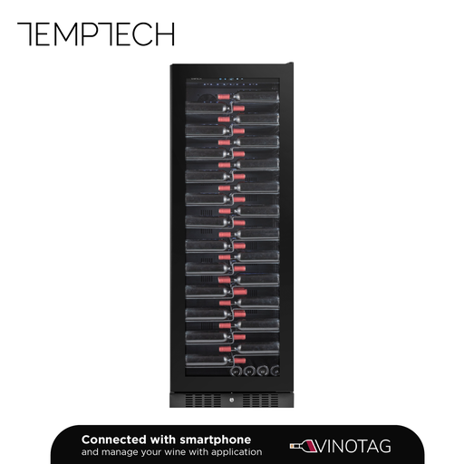 [CPRO1800SRB-24] Temptech CPRO1800SRB-24 Armoire à Vin Mono Zone – 143 Bouteilles