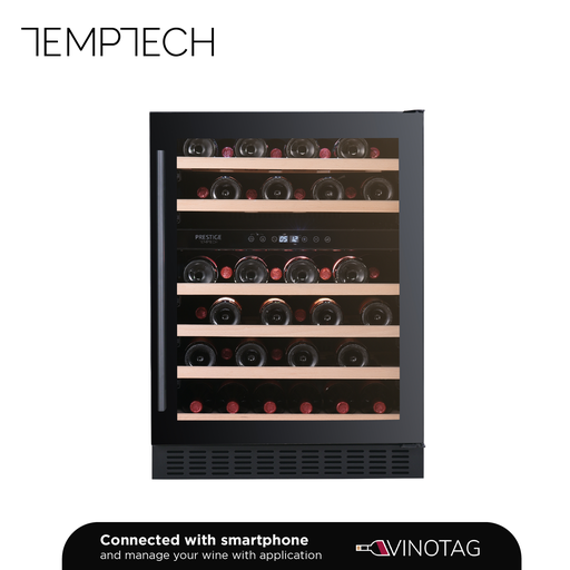 [PRESX60DB] Temptech PRESX60DB Double Zone Wine Cabinet - 46 Bottles