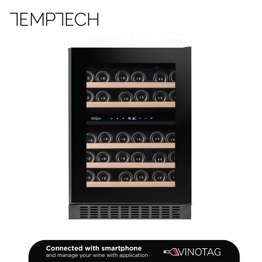 [SKX6070DRB] Temptech SKX6070DRB Double Zone Wine Cabinet - 34 Bottles
