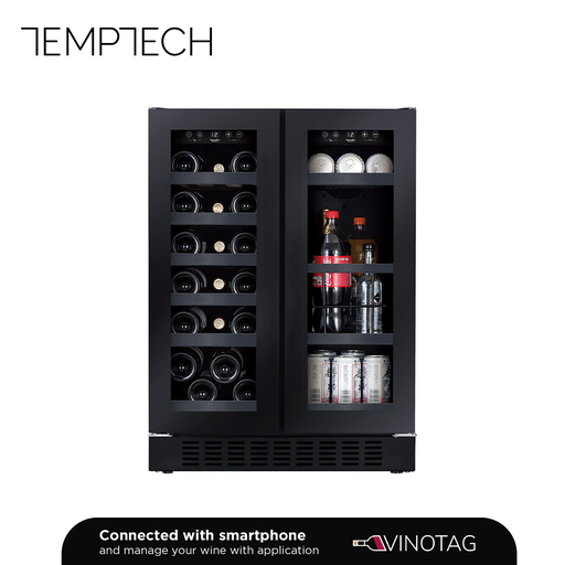 [SOM2DX60DRB] SOM2DX60DRB  Double Zone Wine Cabinet - 36 Bottles