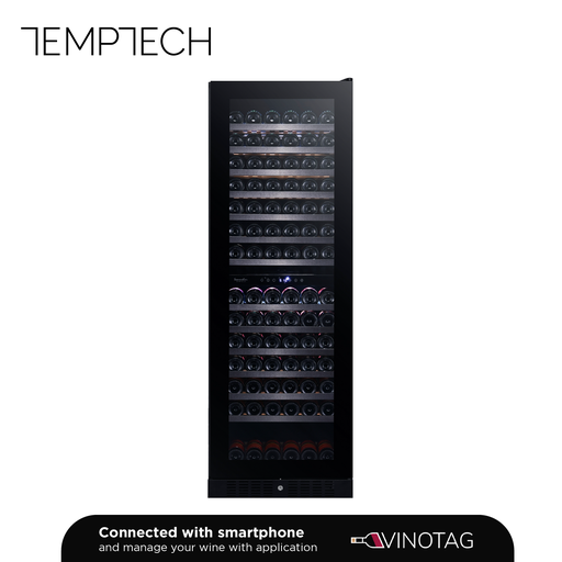 [SOM180DRB-24] Temptech SOM180DRB-24 Double Zone Wine Cabinet - 163 Bottles