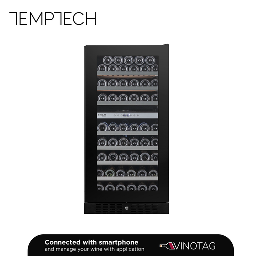 [ST120DRB] Temptech ST120DRB Weinkühlschrank Zwei Zonen – 94 Flaschen