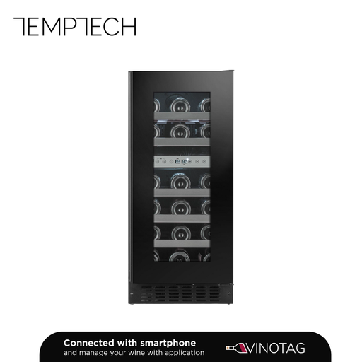 [STQ38DRB] Temptech STQ38DRB Double Zone Wine Cabinet - 32 Bottles