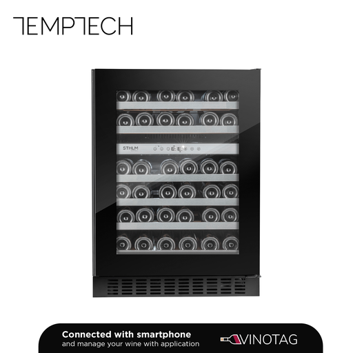 [STX60DRB] Temptech STX60DRB Double Zone Wine Cabinet - 46 Bottles