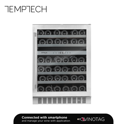 [STX60DS] Temptech STX60DS Double Zone Wine Cabinet - 46 Bottles