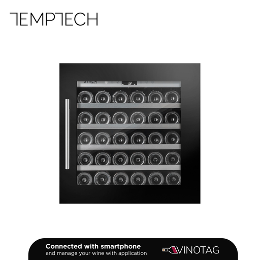 [STZ60SB] Temptech STZ60SB Mono Zone Wine Cabinet - 30 Bottles