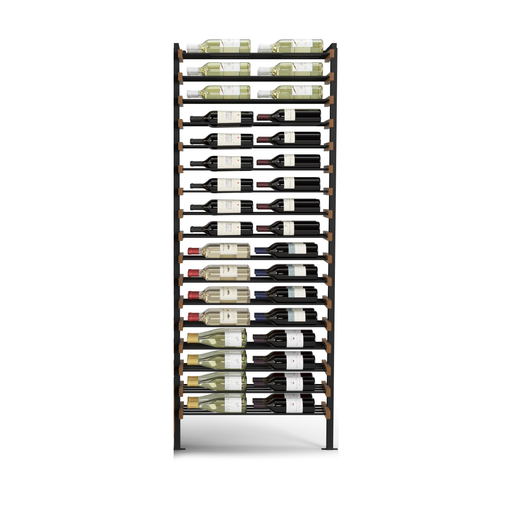 Adjustable Vertical Wine Display Rack – Wall & Ceiling Mounted Combination B