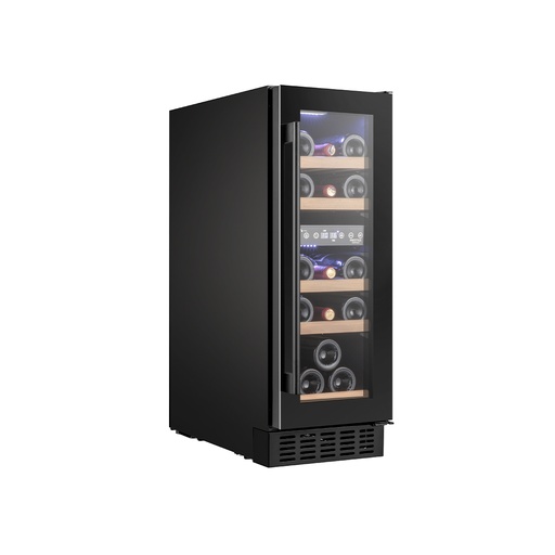 [PRESX30DB-24] Temptech PRESX30DB-24 Double Zone Wine Cabinet - 17 Bottles