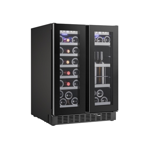 [SOM2DX60DRB-24] Temptech SOM2DX60DRB-24 Cave à vin double zone - 36 bouteilles
