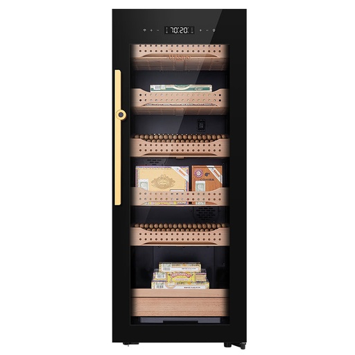 [CH-200AH] Afidano B4 – Armoire à cigares 1200 cigares, porte vitrée Low-E & commande tactile